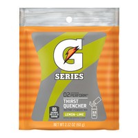 Gatorade 03928 Gatorade 2.12 Ounce Instant Powder Pouch Lemon Lime Electrolyte Drink - Yields 1 Quart (144 Packets Per Case)